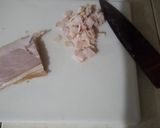 Foto del paso 2 de la receta: Ensalada de espinaca con tocino a la DIAZ