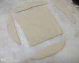 A picture of step 8 of Fried Wrapped Halwa.