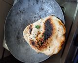 A picture of step 8 of Aloo kulcha with chhole.
