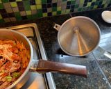 Foto del paso 2 de la receta: Linguini de Semolino con salsa de langostinos