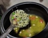 A picture of step 3 of Makar sankranti special khichdi.