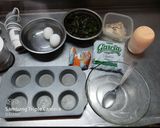 Foto del paso 1 de la receta: Budín proteico (de ricota, espinaca y pollo)