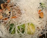 Hình bước làm 4 của món Miến xào chay