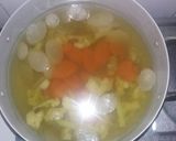 Hình bước làm 1 của món Hoành thánh