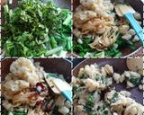 A picture of step 2 of Aloo Kangmat.
