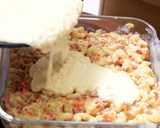 A picture of step 4 of Super Cheesy Baked Macaroni Schotel.
