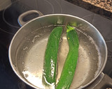 Foto del paso 1 de la receta: Calabacín relleno en Airfryer