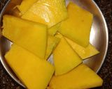 A picture of step 1 of Pumpkin Pakoda.