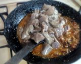 A picture of step 6 of Beef Karahi Kaleji.