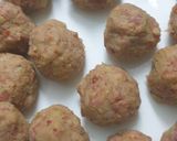 A picture of step 4 of Cabbage,carrot balls.