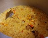 A picture of step 5 of Shortcut Soya Chunks Biryani.