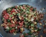 A picture of step 1 of Pudla Pizza Potli.