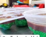Foto langkah ke 5 dari resep Puding Lumut Pandan Coklat.