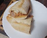 A picture of step 4 of Microwave Meatball Sandwich.