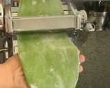 A picture of step 5 of Spinach Fettuccine.