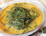 Foto langkah ke 8 dari resep Sayur daun singkong bumbu kuning.