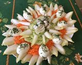 Une image de l'étape 14 de Salade tricolore aux œufs.