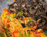 Gambar langkah 8 resipi Japchae.