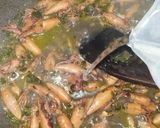 Foto langkah ke 8 dari resep Cumi Asin Sambal Ijo.