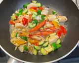 防疫照顧餐～豆腐蒟蒻白醬麵的食譜步驟2照片