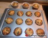 Αλμυρά muffins με κρεμμύδια, μπέικον και τυριά φωτογραφία βήματος 14