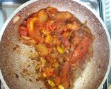A picture of step 8 of Gnocchi in Awadhi style.
