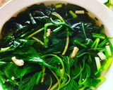 Hình bước làm 2 của món Canh rau dền non tôm khô