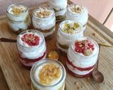 Foto del paso 8 de la receta: Vasitos Variados de Cheesecake y Frutas con Crumble de Avena