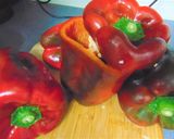 A picture of step 1 of 🌶️Oven-Baked Stuffed Bell Peppers with Ground Chicken or Turkey 🐔.