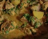 মেথি শাক দিয়ে চিকেন (methi shak diye chicken recipe in Bengali) রেসিপি ধাপ - 7 ছবি