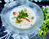 A picture of step 1 of Cucumber and Mixed Veg Raita.