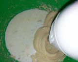 A picture of step 2 of Red velvet doughnuts#my Valentine's recipe#author marathon.