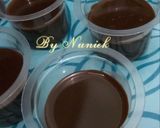 Foto langkah ke 3 dari resep Puding sutra coklat super simple, super irit.