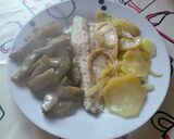 Foto del paso 4 de la receta: Lubina al horno con patatas