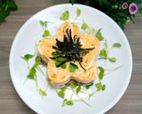 Hình bước làm 5 của món Cơm 3 tầng cho bé yêu