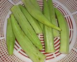Hình bước làm 1 của món Đậu bắp lăn bột chiên giòn(món chay)