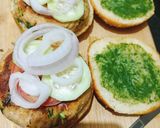 A picture of step 6 of Aloo & Arbi Patty Burger🍔🍔.