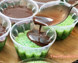 Foto langkah ke 3 dari resep Puding Lumut Pandan Cokelat gurih bangett.