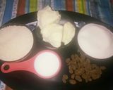 A picture of step 1 of Makarskranti special sesame(till) mawa ladoo.