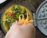Waffle Iron Egg Omlette recipe step 6 photo