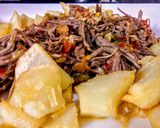 A picture of step 8 of Shredded Beef (Carne Desmechada).