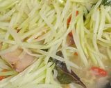 Foto langkah ke 3 dari resep Tumis Pepaya Muda Rebon.