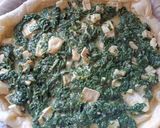 Une image de l'étape 4 de Quiche saumon épinards et chèvre.