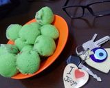 Foto langkah ke 3 dari resep Brownies kukus pandan.