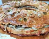 Foto del paso 11 de la receta: Roscón de Reyes relleno de crema capuccina