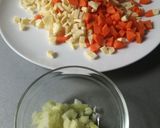 Egyszerű zöldségleves grízgaluskával recept fázis 1 fotója