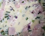 Foto del paso 2 de la receta: Salsa de jamón y verdeo para pastas 🍝