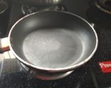 A picture of step 1 of Milk Kesar peda.
