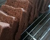 Foto langkah ke 7 dari resep Roti Tawar Coklat (sari roti).