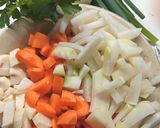 Tejfölös karalábéleves csirkeszárnnyal🍲 recept fázis 1 fotója
